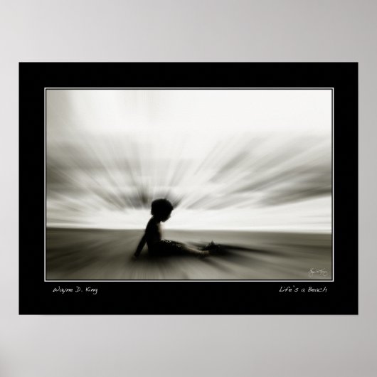 Het leven is een strand Poster (Voorkant)