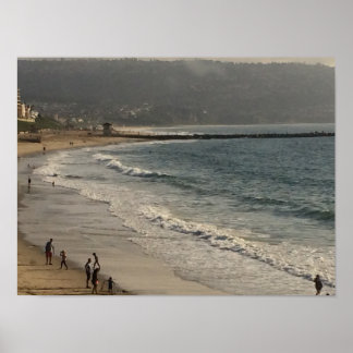 Het leven is een strand poster