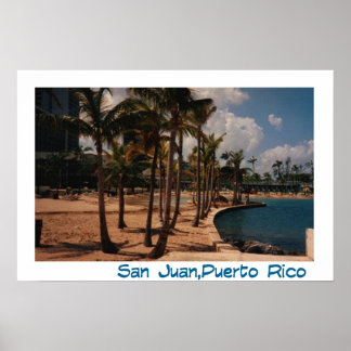 Het leven is een strand..... poster