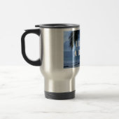 Het leven is een strand reismoge zijn reisbeker (Links)