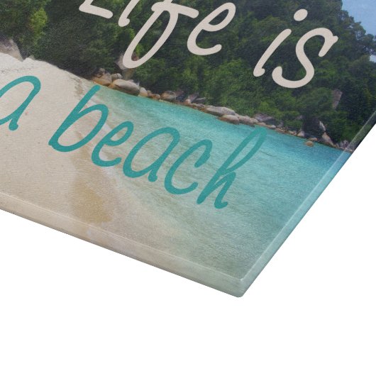 Het leven is een strand snijplank (Hoek)