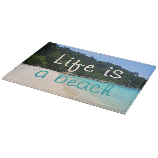 Het leven is een strand snijplank (Hoek)