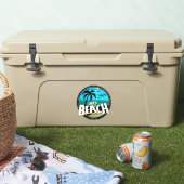 Het leven is een strand sticker (Koeler)