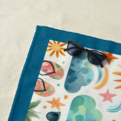 Het leven is een strand strandlaken (In situ)