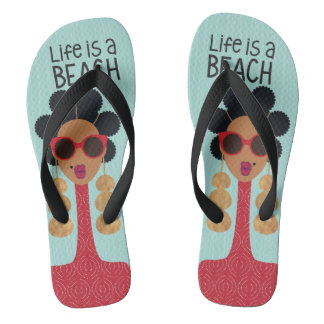 Het leven is een strand Teenslippers