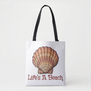 Het leven is een strand tote bag