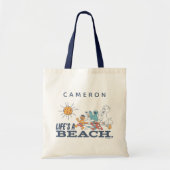 Het leven is een strand tote bag (Voorkant)