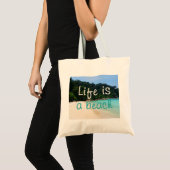 Het leven is een strand tote bag (Voorkant (product))