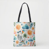 Het leven is een strand tote bag (Voorkant)