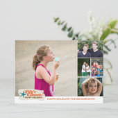 Het leven is een strand! x5 feestdagenkaart (Staand voorkant)