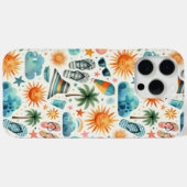 Het leven is een strandfeest Case-Mate iPhone case (Achterkant (horizontaal))