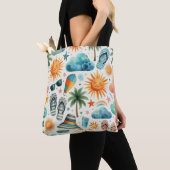 Het leven is een strandfeest tote bag (Dichtbij)