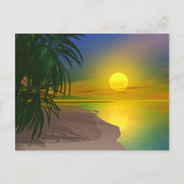 Het leven is een Sunny Beach Briefkaart