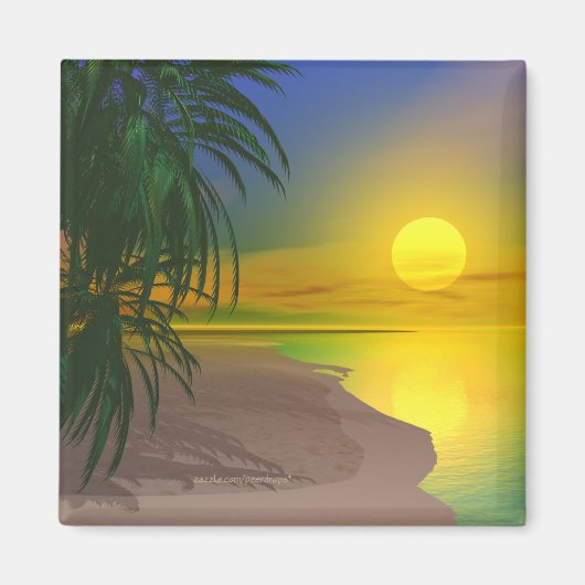 Het leven is een Sunny Beach Magneet (Voorkant)