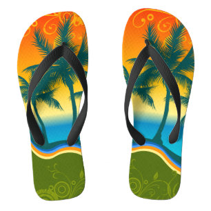 Het leven is een Teenslipper van de Beach Wide Str Teenslippers