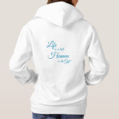 Het leven is een testhemel. hoodie (Achterkant)