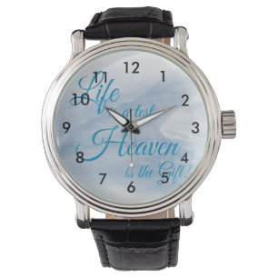 Het leven is een testhemel. horloge