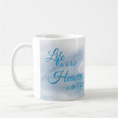 Het leven is een testhemel... is de Gift Classic M Koffiemok (Links)