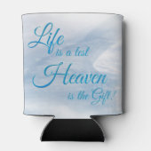 Het leven is een testhemel is de Koelbox van het G Blikjeskoeler (Achterkant)