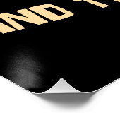 Het leven is een toonhoogte en dan zing je Barbers Perfect Poster (Hoek)