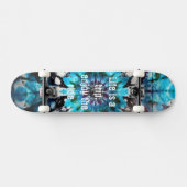 Het leven is een Trip Tie Dye Persoonlijk Skateboard (Horizontaal)