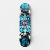 Het leven is een Trip Tie Dye Persoonlijk Skateboard (Voorkant)