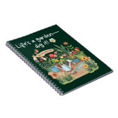 Het leven is een tuin - Graaf het! Notitieboek (Rechterzijde)
