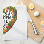 Het leven is een tuin theedoek (Quarter Fold)