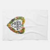 Het leven is een tuin theedoek (Horizontaal)