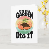 Het leven is een tuindig die het Plant herbergt Kaart (Gele Bloem)