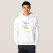 Het leven is een Vapor; Leef met Fire+++Hooodie Hoodie (Voorkant volledig)