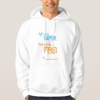 Het leven is een Vapor; Leef met Fire+++Hooodie Hoodie