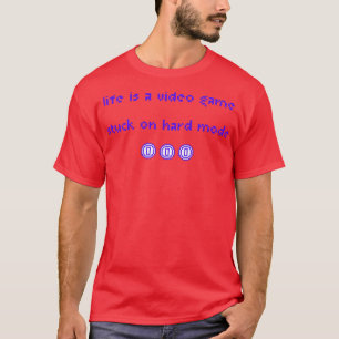 Het leven is een videogame t-shirt