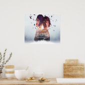 Het leven is een vreemd Collectie met herinnering Poster (Keuken)