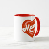 Het leven is een vrolijk glimlachend gezicht met d mok (Voorkant rechts)