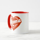 Het leven is een vrolijk glimlachend gezicht met d mok (Voorkant links)