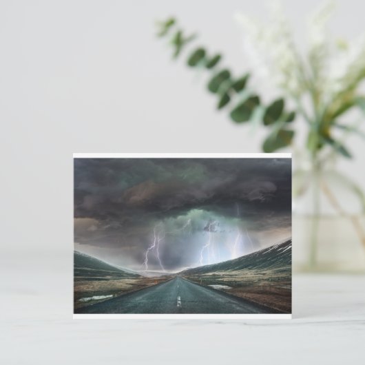 Het leven is een weg briefkaart (Staand voorkant)