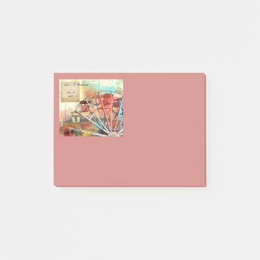 "Het leven is een wervelwind" Post-it® Notes (Voorkant)