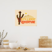 Het leven is een woestijn avontuur poster (Keuken)