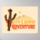 Het leven is een woestijn avontuur poster (Voorkant)