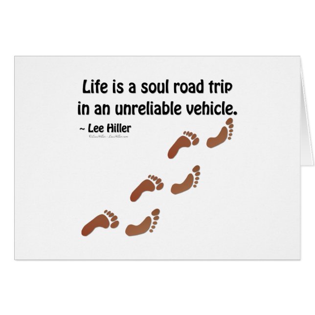 Het leven is een zieltochtje in een onbetrouwbaar  (Voorkant Horizontaal)