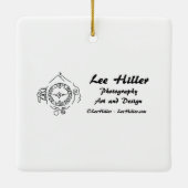 Het leven is een zieltochtje in een onbetrouwbaar keramisch ornament (Achterkant)