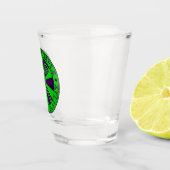 Het leven is eenvoudig, eet, slaap, speel lacrosse shot glas (Rechts)