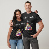 het leven is eenvoudig te lezen t-shirt (Unisex)