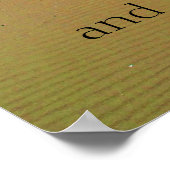 Het leven is eeuwig en liefde is onsterfelijk POST Poster (Hoek)