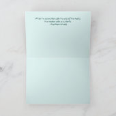 *Het leven is eeuwig: mooie metafoor voor de dood  Kaart (Binnen)