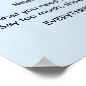 Het leven is eindig en breekbaar, gedicht van R. Q Poster (Hoek)