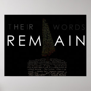Het leven is ephemeral poster