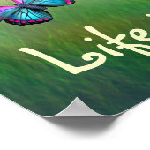 Het leven is fragiel met gebeden Poster (Hoek)