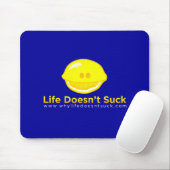 Het leven is geen blauwe Mousepad. Muismat (Met muis)